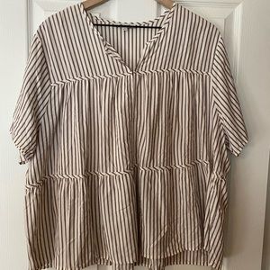 3/$20 🌿 Striped Madewell Blouse